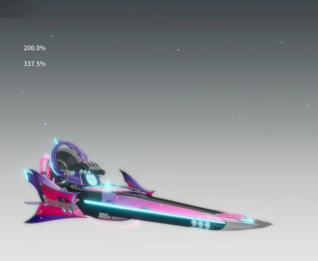 Neon Sonic cosmetic preview