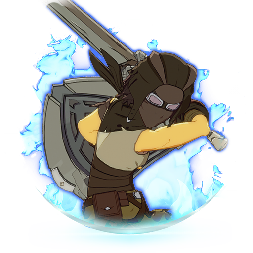 Brigand Guard Captain Stunt! Earth Shield art preview
