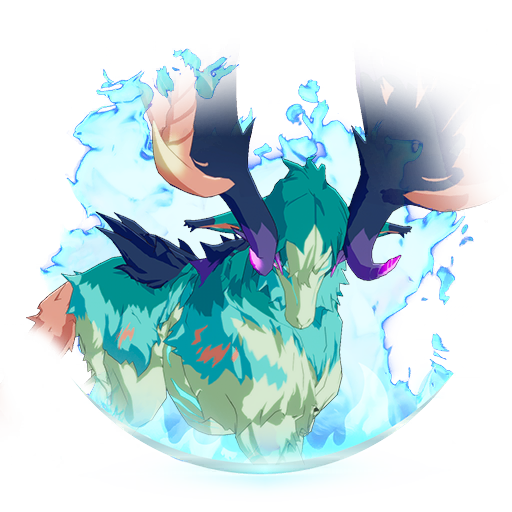 Emerald Caprahorn Stunt! Twin Fangs art preview